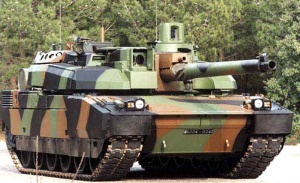 Nato camouflage pattern on a french AMX Leclerc